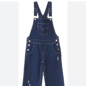 Levi's® Girl's Baggy Denim Overalls (Big Kids)